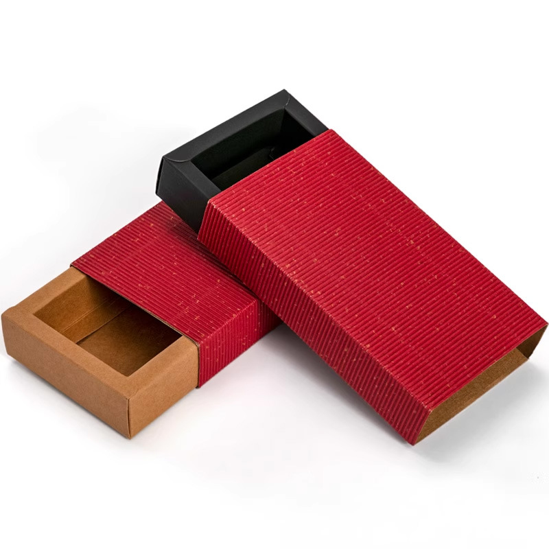 Picture of Customized Kraft Paper Box Drawer Box Small Batch Pvc Plastic Packaging Box Rectangular Gift Box Transparent White Cardboard Box