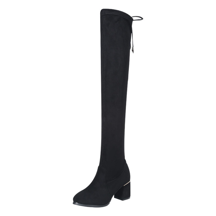 Winter boots women's knee stretch boots square dance shoes women's 2025 new dance shoes sailor dance boots