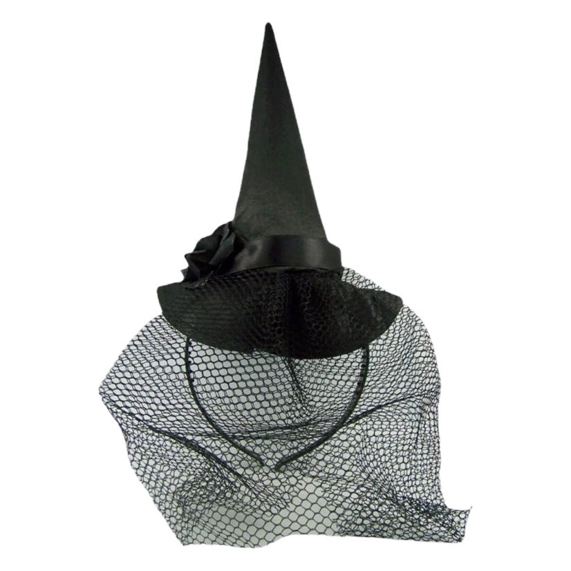 Picture of New Halloween Decorative Headband Masquerade Birthday Party Feather Hat Headband Pie Decoration Props