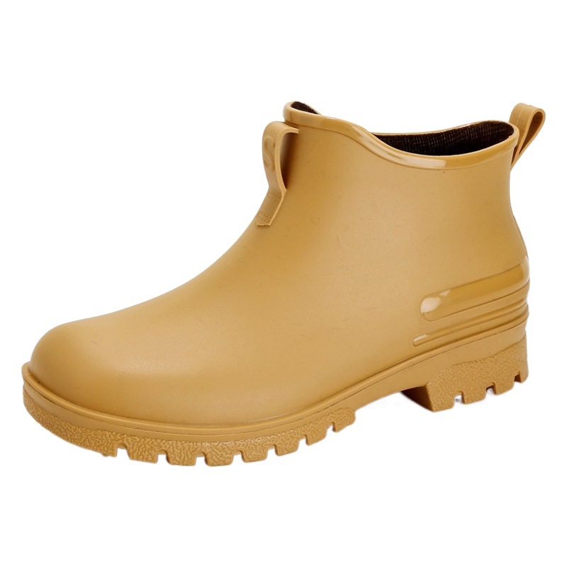 Cross-border men's Chelsea new rain boots foreign trade short tube women's fashion outdoor wading shoes low rubber shoes overshoes