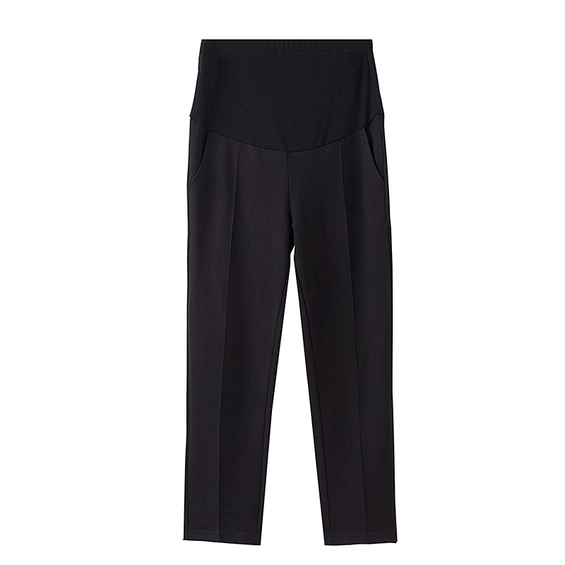 Picture of Pregnant Women's Pants Spring and Autumn Outer Wear Casual Western Pants Spring and Summer Thin Loose Cropped Wide Leg Pants Leggings Summer Wear Spring Wear