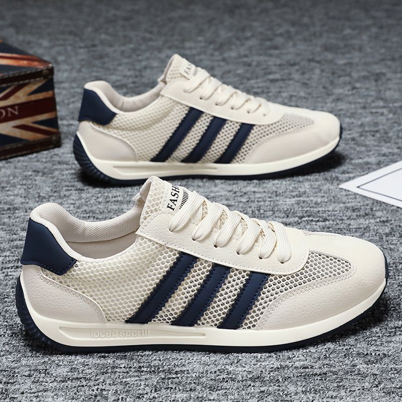 Summer new Forrest Gump men's shoes breathable retro sports casual shoes white shoes men's breathable soft-soled sports trend shoes