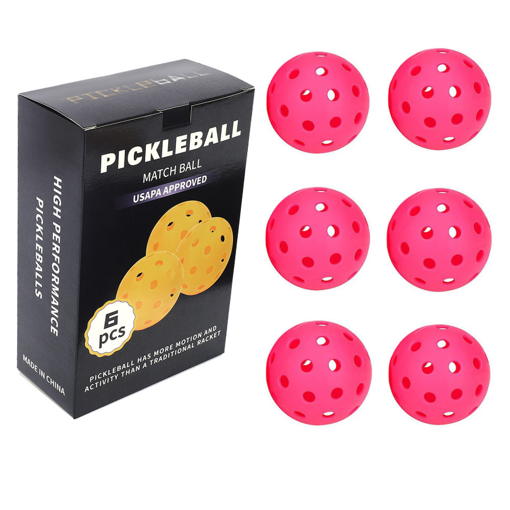 Picture of Factory Direct Sales in stock pick ball 40 hole ball hole ball pickleballs74mm rotational plastic injection luminous ball