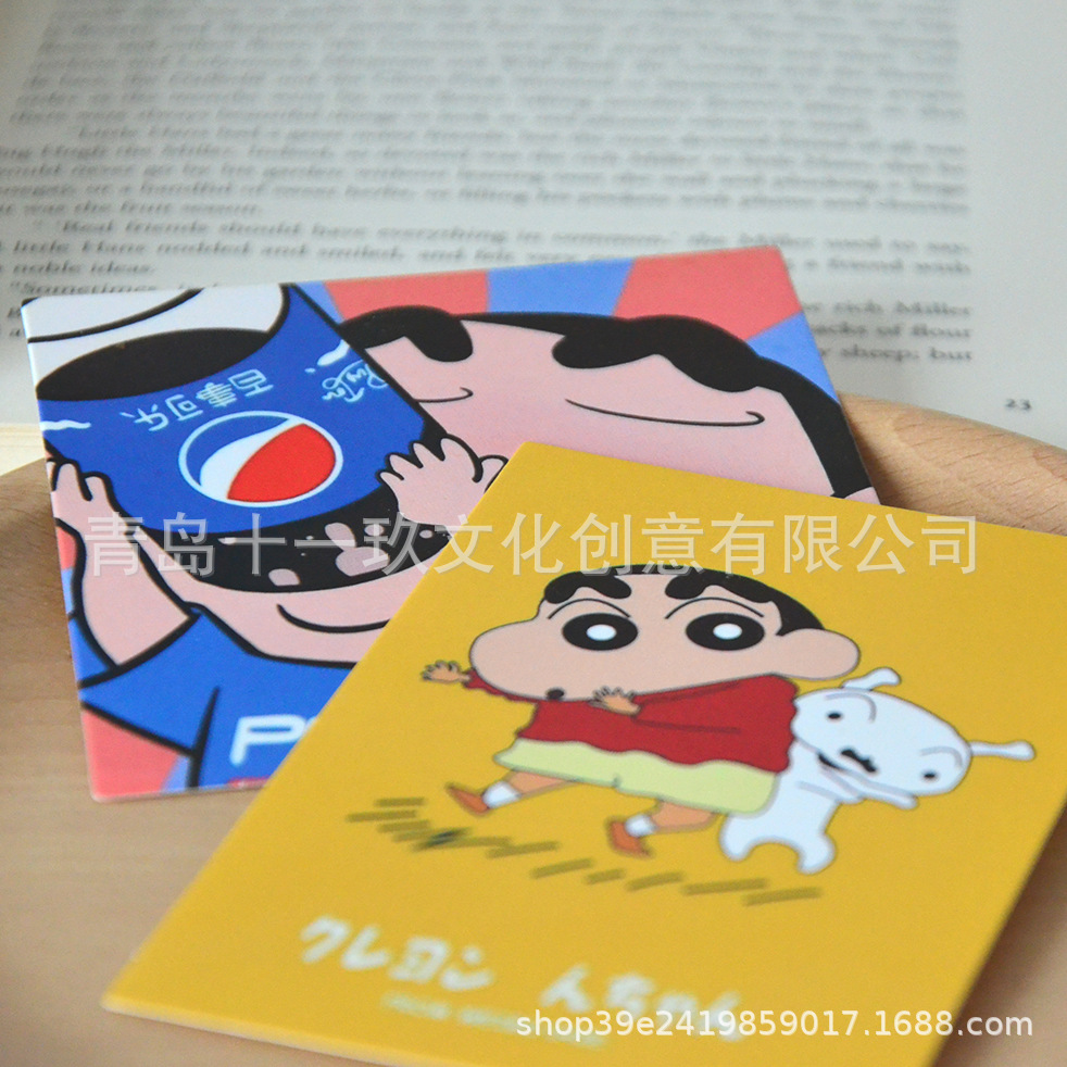 Picture of 15 cartoon cute crayon small new card message card postcard indoor bedroom wall decoration wall sticker
