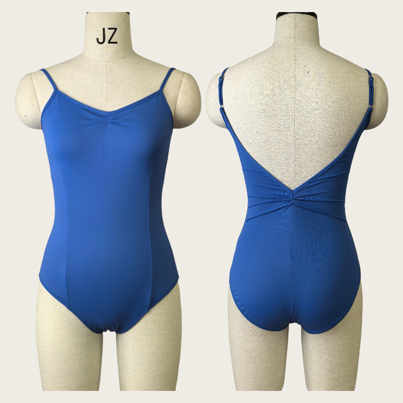 Picture of Jasmine Dance Suit Gymnastics Suit Female Adult Art Test Sling High Hip Body Suit Ballet Training Suit Waist Sling