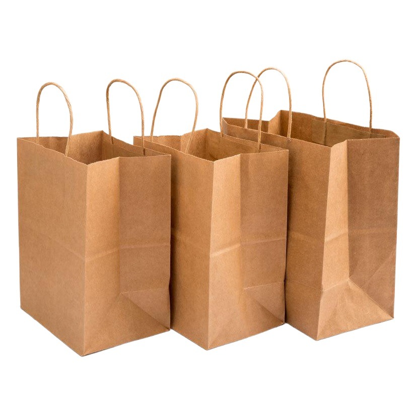 Wholesale clothing shopping bags thickened kraft paper gift tote bag logo printing paper bag takeaway packing bag paper bag
