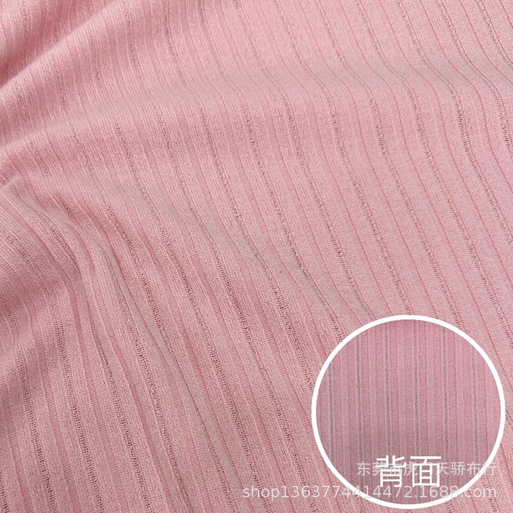 New knitted wool rib 250g hollow thick needle pit rib casual bottoming shirt cardigan jewelry cloth