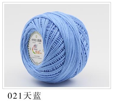 Picture of 3 # Size Lace Thread Crochet Wool Crochet Thread Crochet Thread Cotton Thread Coaster Thread Spring and Summer Wool