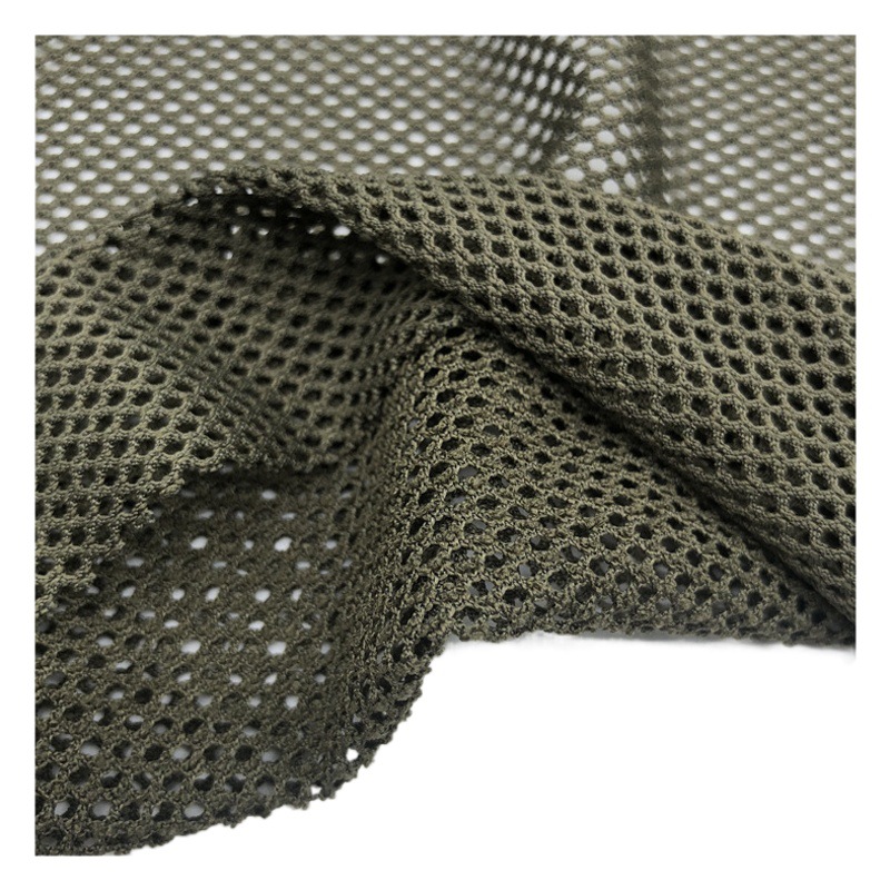 Spot low Elastic Bubble Mesh fabric Elastic Hollow mesh fabric women's clothing fabric 082 knitted jacquard mesh fabric