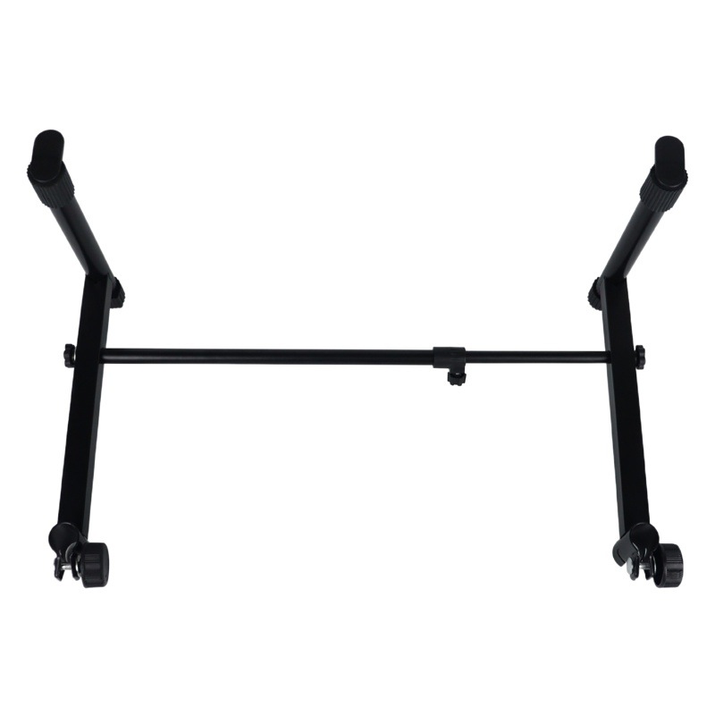 Universal double-tube electronic organ stand with elevated frame double-layer elevated organ stand double-tube X-type elevated bracket musical instrument accessories