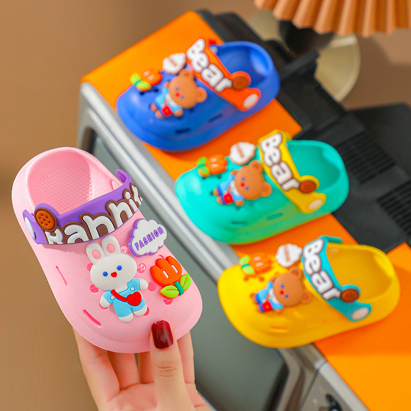New Outwear Boys Children 2-6 Years Old Toddler Cute Cartoon Non-slip Girls' Baby Cave Shoes