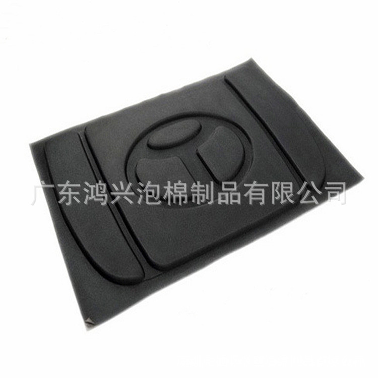 Highly Elastic 25-75S Hardness Eva Foam Cold-Pressed Molded Special-Shaped Products Filled with Black Buffer Accessories