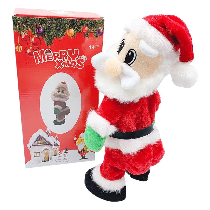 Cross-border Christmas Twisted Ass Santa Claus Shaked Ass Electric Toys Christmas Decorations Creative Gifts
