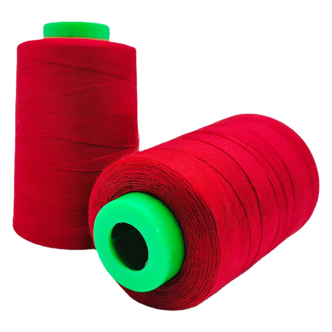 Full-light pure polyester 604 stitching for outdoor use Baota cotton thread red clothes denim thread luggage pp sewing machine thread