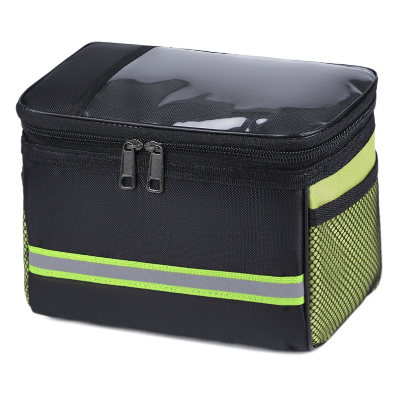 Factory bicycle bag mountain bike handle bag dragon head bag touch screen bag road bike folding handlebar horizontal hanging bag