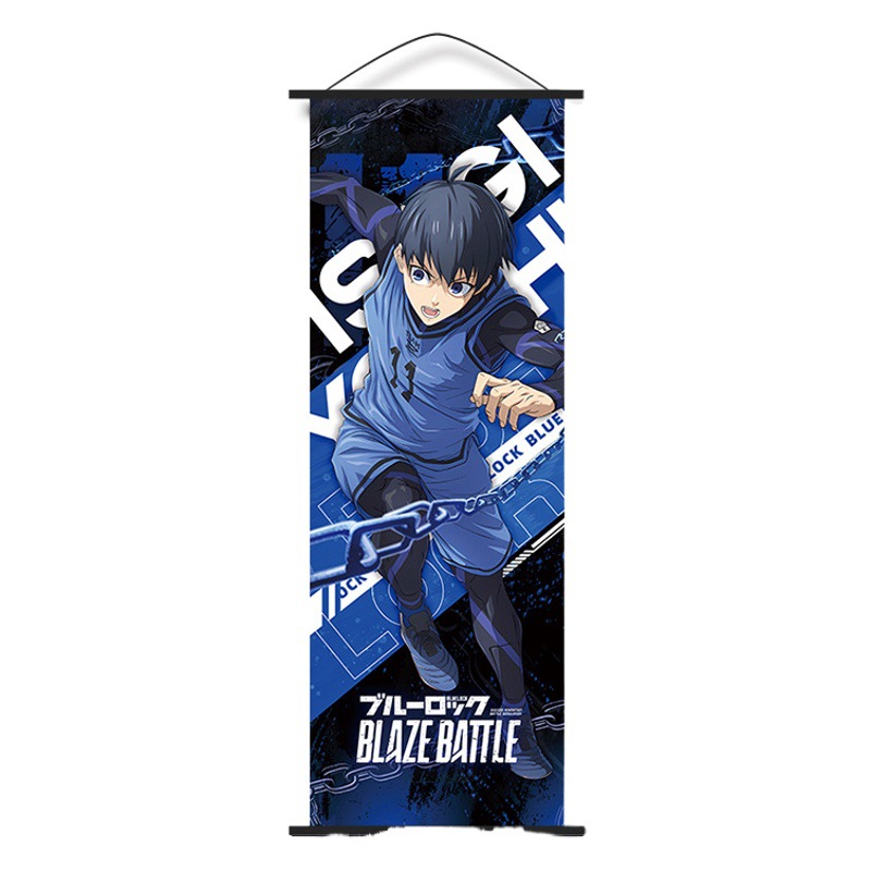 Blue prison HD wallpaper poster hanging painting animation secondary peripheral stickers scroll fabric decorative painting manufacturers