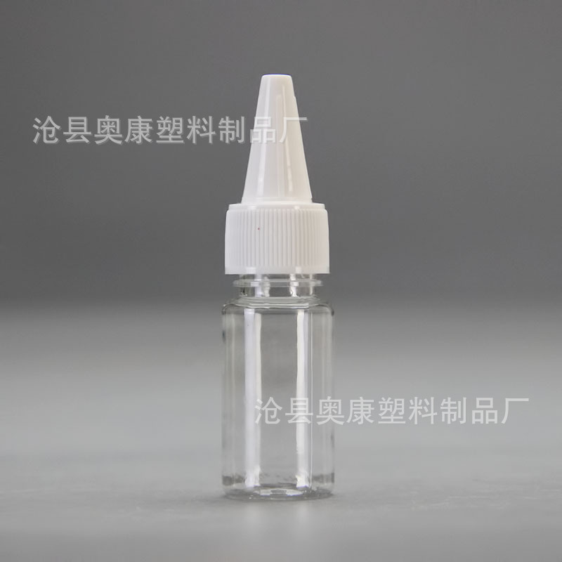 Picture of Spot thickened 10ml 20ml 30ml pointed nose bottle sand painting bottle PET plastic bottle ink bottle