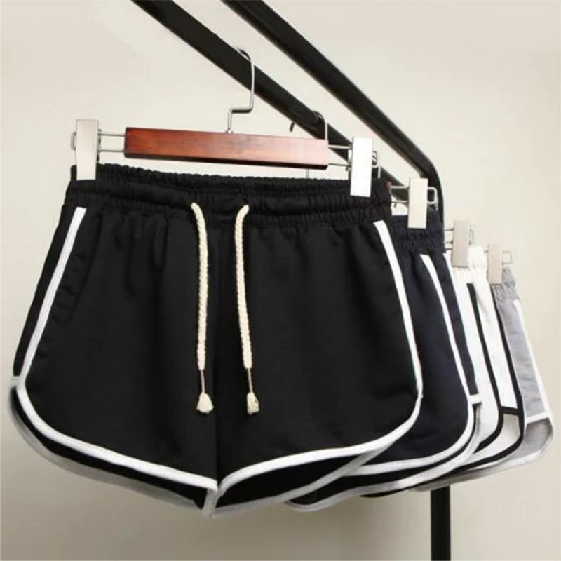 Summer Shorts Women's Loose Three-point Pants Sports Shorts Outdoor Beach Pants for Students Running Hot Pants for Foreign Trade