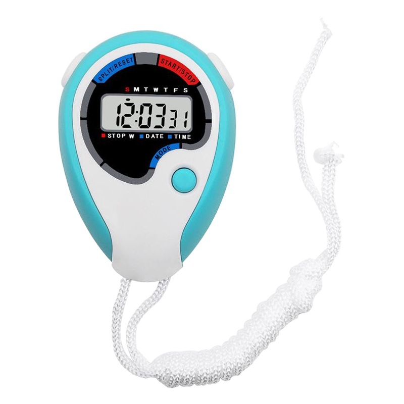 015 stopwatch timer two running watches referee running fitness equipment electronic watch waterproof electronic stop watch