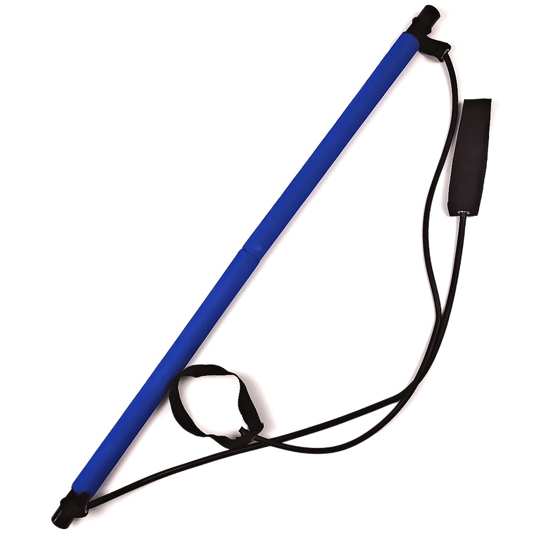 Adjustable Pilates Fitness Stick Yoga Rod Stretch Back Trainer Pull-up Home Tension Rope