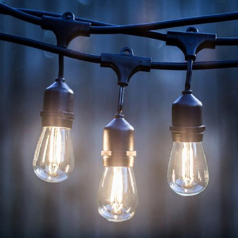 Picture of Outdoor Landscape Camping Style Light String Bulb Cross-Border Clear Light Waterproof Sunscreen Retro Energy-Saving Edison S14 Light Bulb