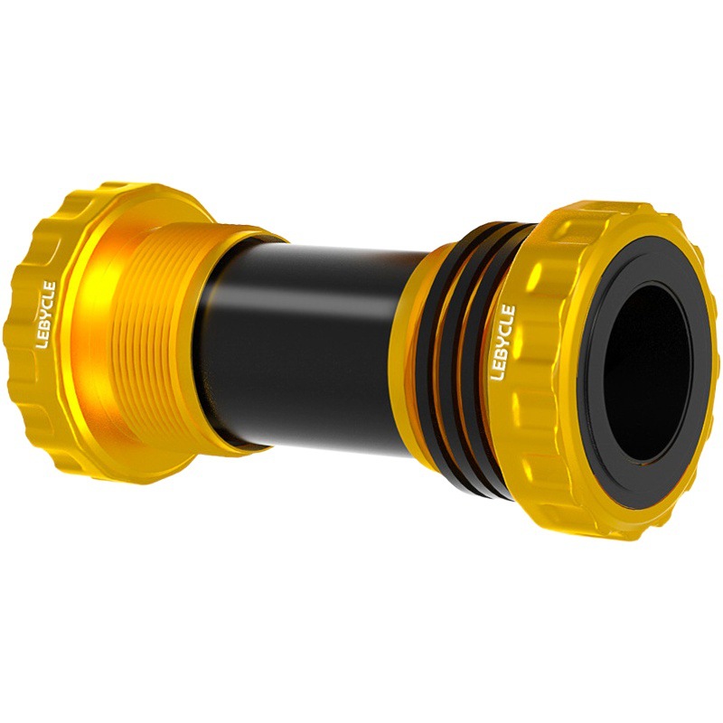 Lebycle Mountain Road Bicycle Bb Bearing Bottom Bracket Integrated Hollow Crankset Threaded Screw-In Bottom Bracket
