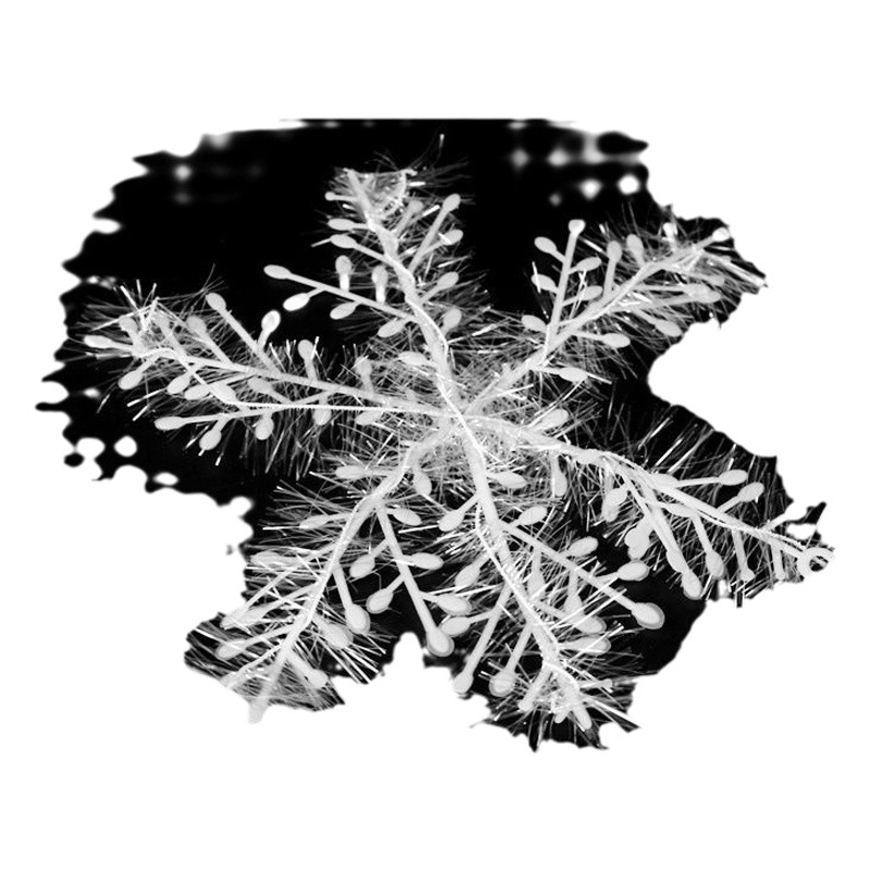 Snowflake wholesale Christmas tree decoration party venue accessories snowflake string Christmas snowflake window stickers decoration