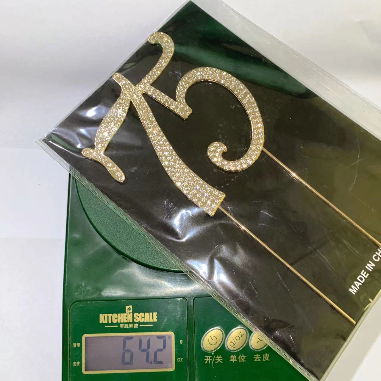 Picture of Wedding cake insert card foreign trade best selling wedding cake accessories large number 50 60 70 90