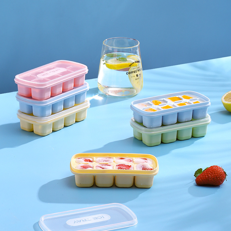 Picture of Summer home homemade silicone ice cube ice mold Ice Box mini simple soft bottom easy demoulding wholesale cross-border