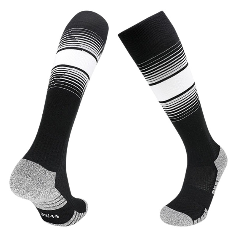 Cross-border Antibacterial Towel Bottom Football Socks Men's Long Tube Thickened Sweat Absorbing Professional Sports Children's Training Non-slip Socks