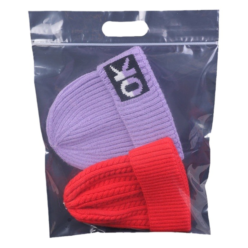 PE cartilage clothes bag portable packaging bag new material thickened ziplock bag portable sealed bone bag