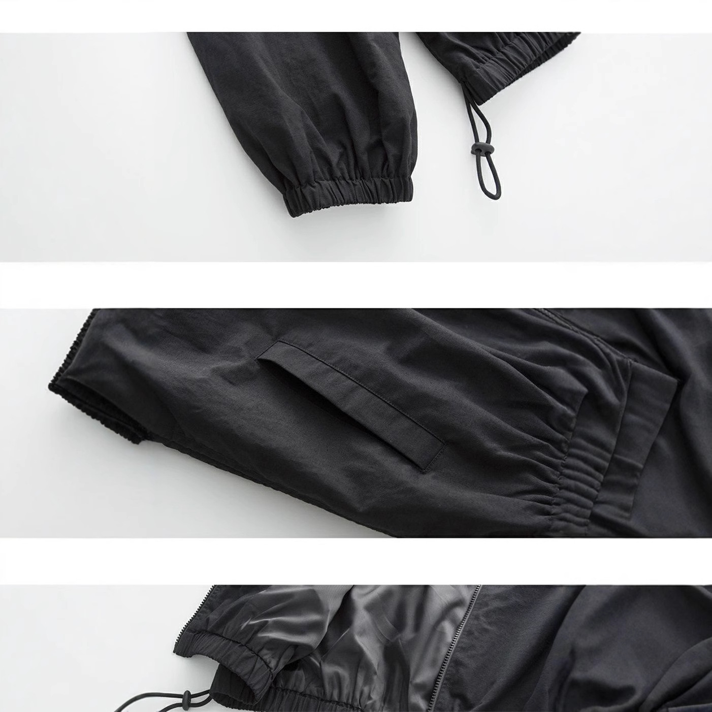 Picture of Workwear Coat Women's 2025 New Spring and Autumn Retro American Black Baseball Suit Korean Loose Casual Fashion Top