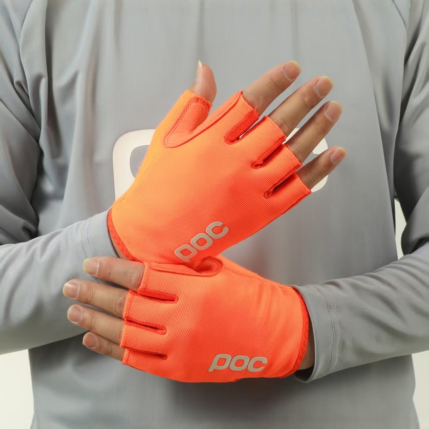 Poc Three-Color Summer Spot New Half-Finger Palm Protection Bicycle Outdoor Sports Half-Finger Gloves