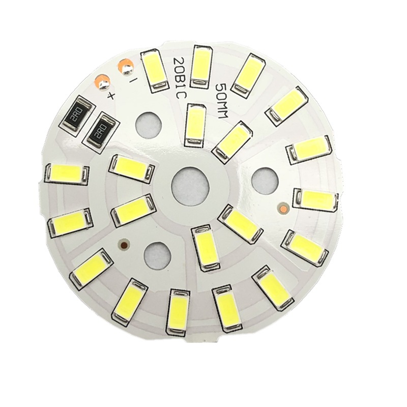 Picture of 5V lamp board beech wood solid wood low pressure lamp Board 5V lamp bead led light source board 3W White warm two-color variable light free drive