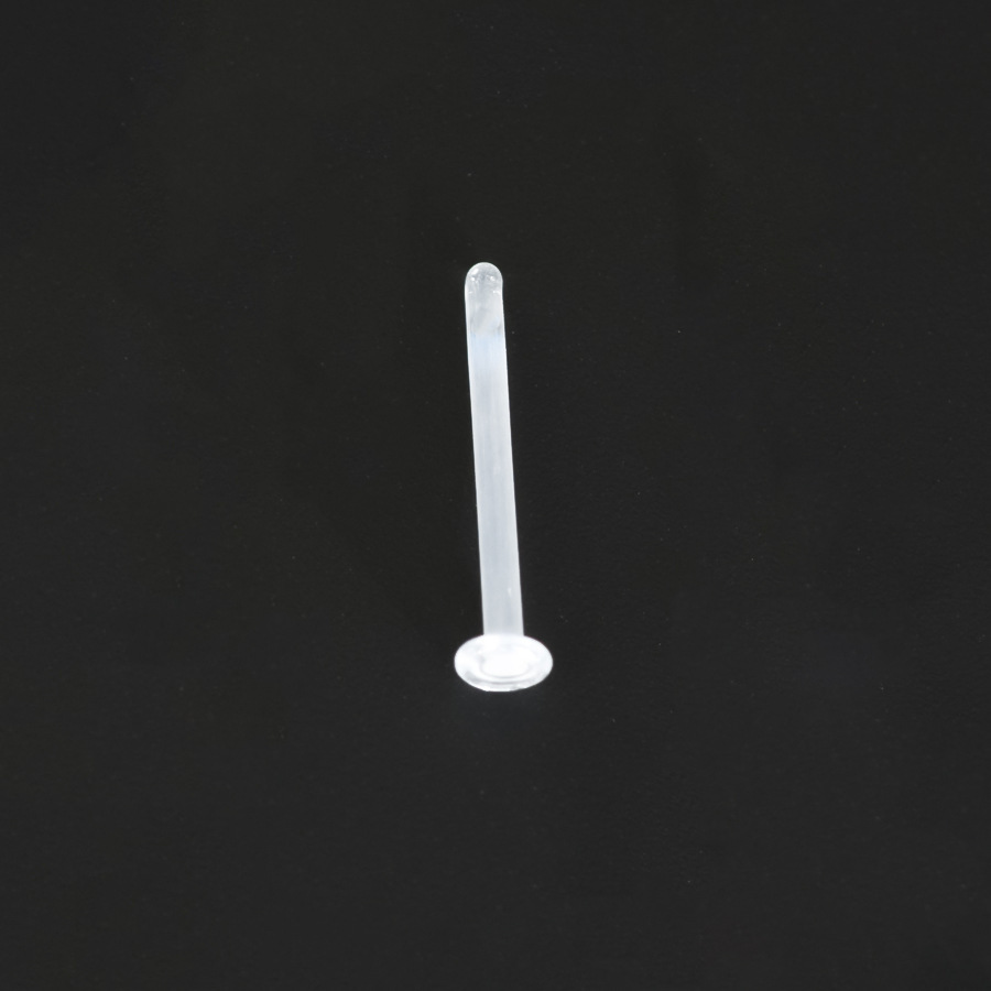 Picture of 0.8-1.6mm diameter 7-11mm length lead-free color candy color glass ear nail ear bone nail nose nail