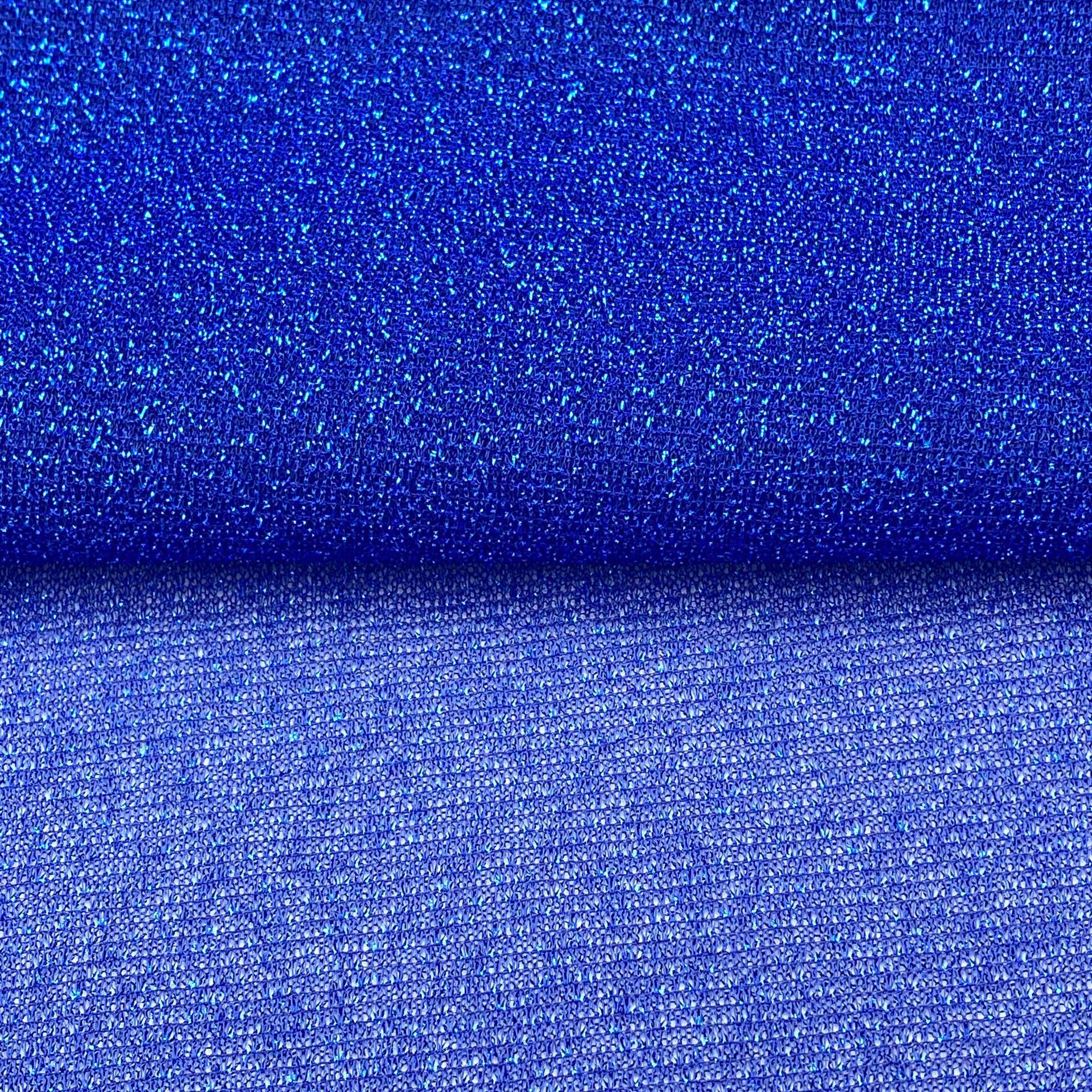 Picture of Factory in stock fashion decorative silver thick thread cloth 115g silver knitted fabric toy handbag decorative fabric