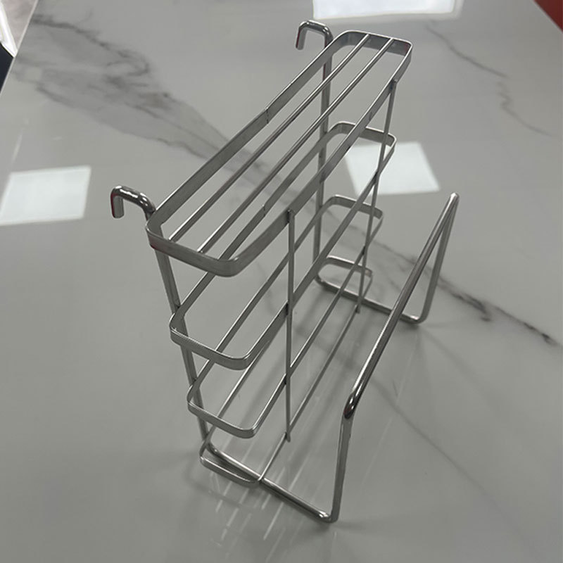 Picture of 201 Stainless Steel Kitchen Dish Rack Drain Rack Tableware Storage Rack Household Multi-Functional Countertop Cupboard Rack