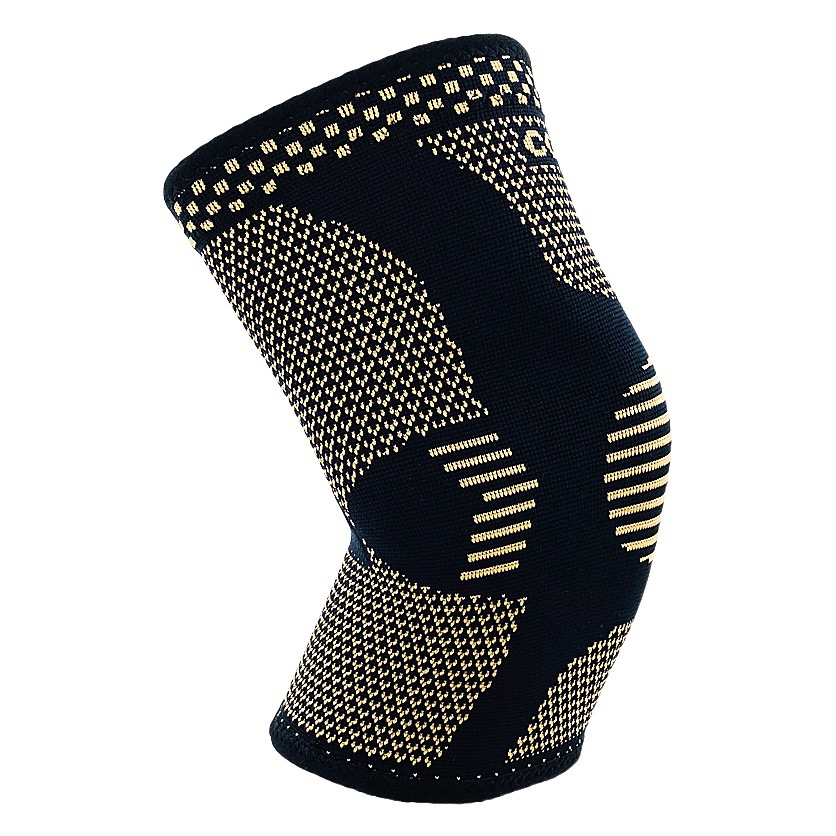 Copper Ion Knee Pads Copper Fiber Sports Fitness Running Training Leg Guards Compression Knee Pads Palm and Ankle Set