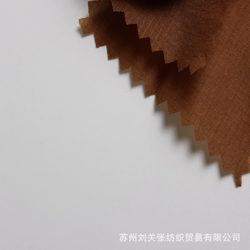 20D Nylon Coat Fabric Waterproof Double Line Grid Layer Fabric Down Jacket Cotton Jacket Jacket Clothing Fabric