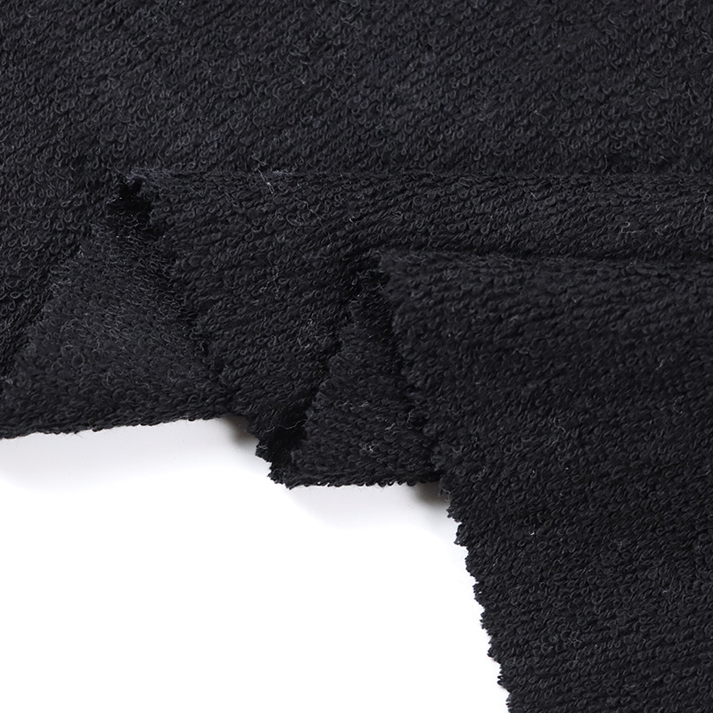 Picture of in stock multicolor double-sided 320g woven cotton terry cloth double-sided bathrobe face bath towel terry cloth cotton