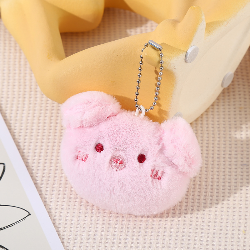 Picture of Cartoon Plush Brooch Cute Bear Doll Frog Cat Rabbit Bag Hanging Ornaments diy Clothing Accessories