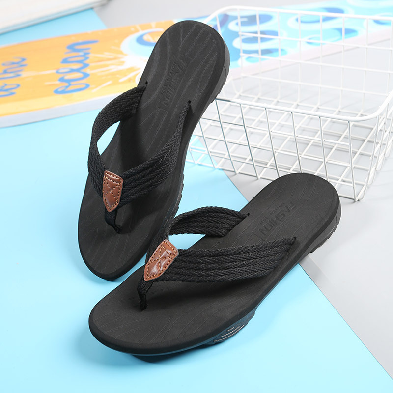 Picture of Cross-border New EVA Soft-soled Lightweight Flip-flops Fashion Trendy Outer Wear Men's Flip-flops Casual Beach Shoes
