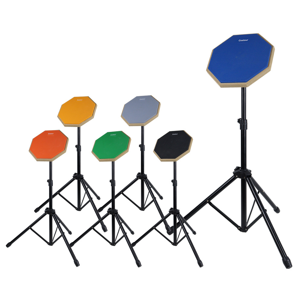 Picture of 8 inch dumb drum set practice dumb drum pad mute Pad drum pad set dumb drum exerciser strike Board wholesale