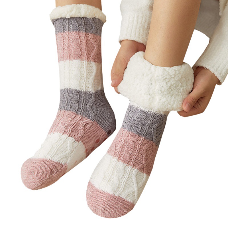 Floor Socks for Women, Home Sleep Socks, Snow Socks, Christmas Socks, Postpartum Leg Warmers, Slipper Carpet Socks, Thickened and Warm