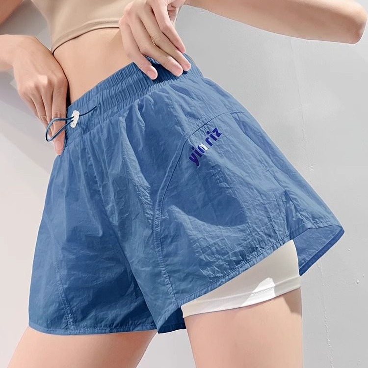Casual Sports Shorts Women's Summer New Anti-walking Running Outer Wear Quick-drying Pants Loose Breathable Fitness Yoga Pants
