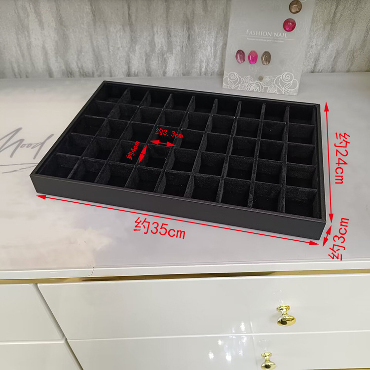 Picture of 45 extra-large flannel plate a generation of desktop jewelry earrings jewelry display plate live to see the pallet manufacturers