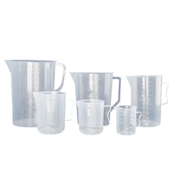 Picture of Thickened plastic measuring cup 5000 3000 2000 1000 500 ml250 measuring cylinder scale cup beaker ml