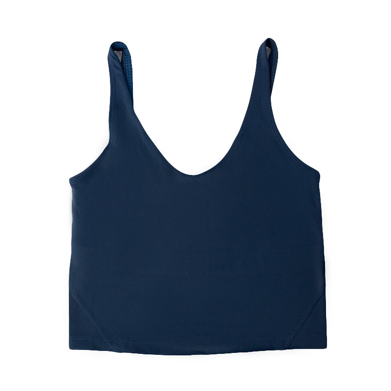 Picture of New Style Yoga Clothing Nylon Naked Tight-fit Sports Bra Women's Bra All-match Fitness Beauty Back Underwear Vest Gather-up