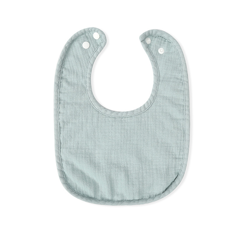 Picture of Gauze Peas Velvet Baby Petal Bib Pure Cotton Baby Sipe Towel Pure Cotton Waterproof Autumn and Winter Thickened Newborn Bib
