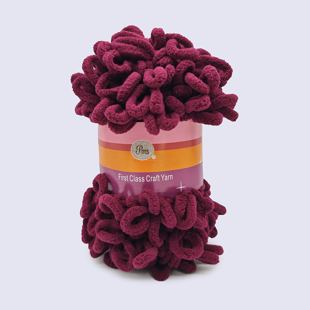 Picture of Loop Yarn Ear Yarn Medium-Thick Yarn for Hand Knitting DIY Pillows, Blankets, Scarves, Ice Yarn in Stock Wholesale